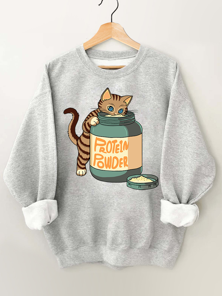 Give Me A Huge Scoop of Protein Gym Sweatshirt