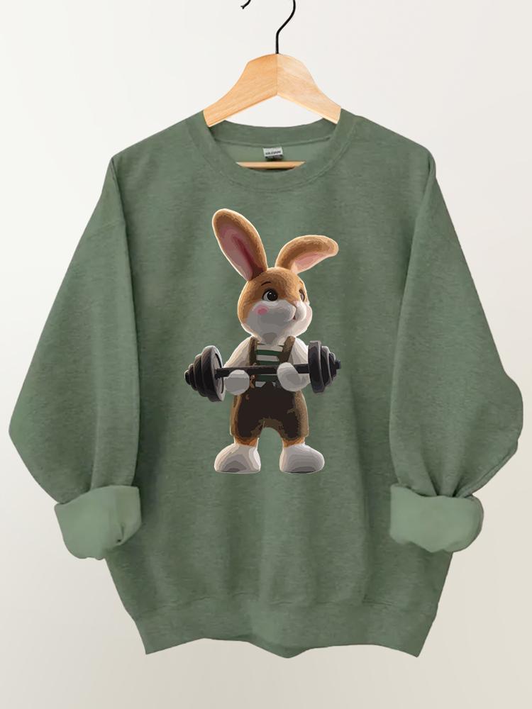 Weightlifting Toy Rabbit Gym Sweatshirt