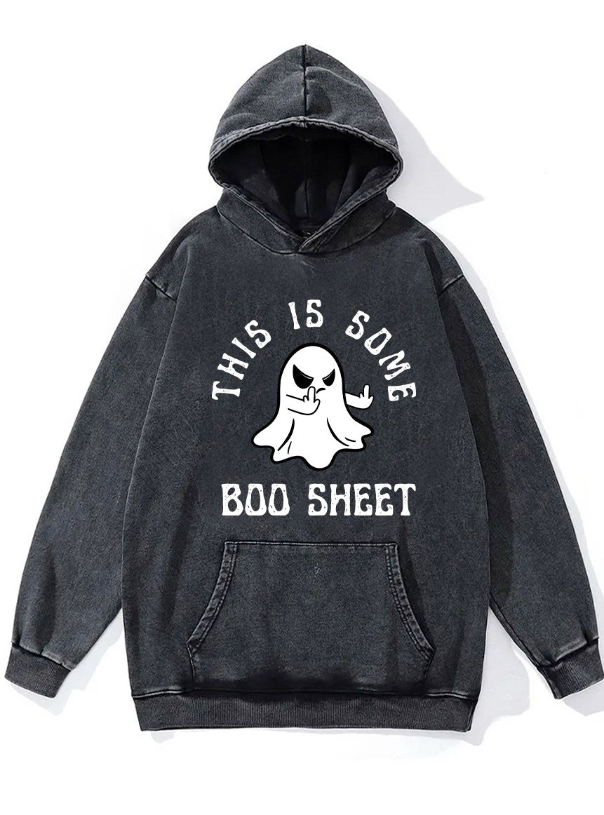 THIS IS SOME BOO SHEETWashed Gym Hoodie