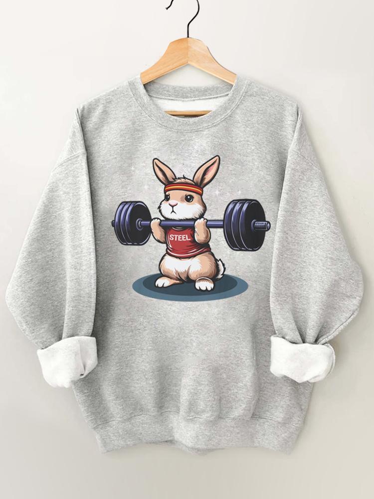 Lifting Rabbit Gym Sweatshirt