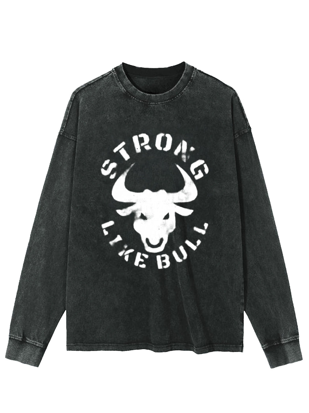 STRONG LIKE BULL WASHED LONG SLEEVE SHIRT