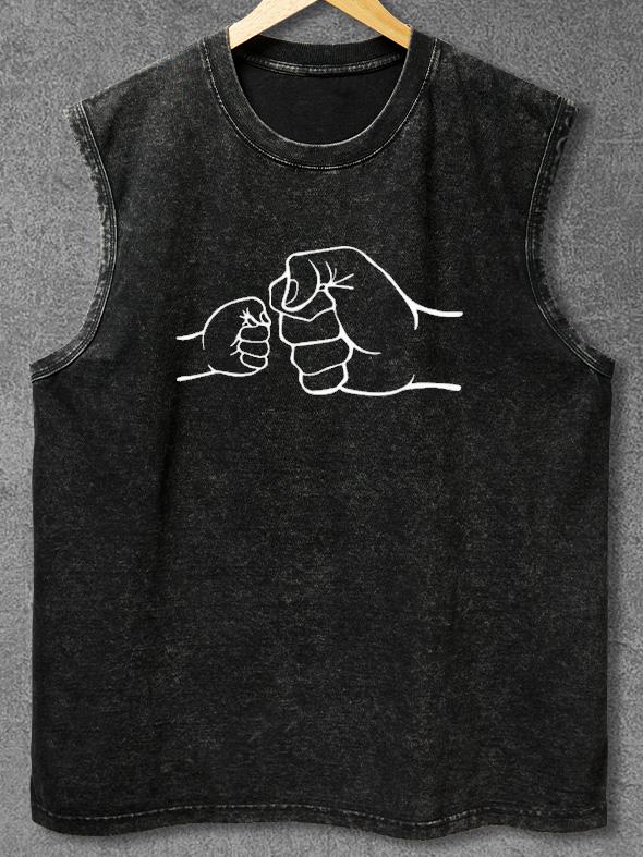 DADDY PUMP Washed Gym Tank