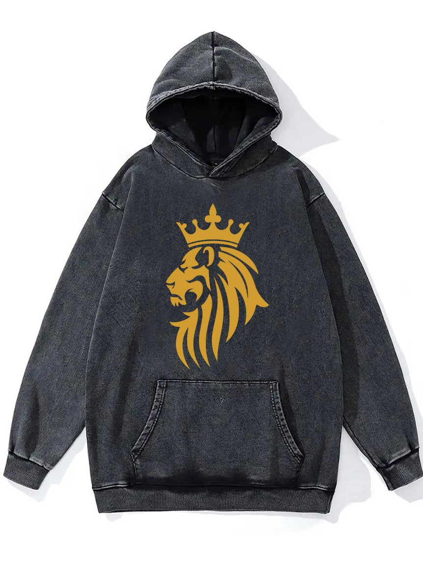 KING LION Washed Gym Hoodie