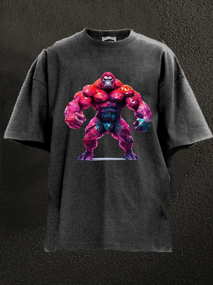 ferocious gorilla WASHED GYM SHIRT