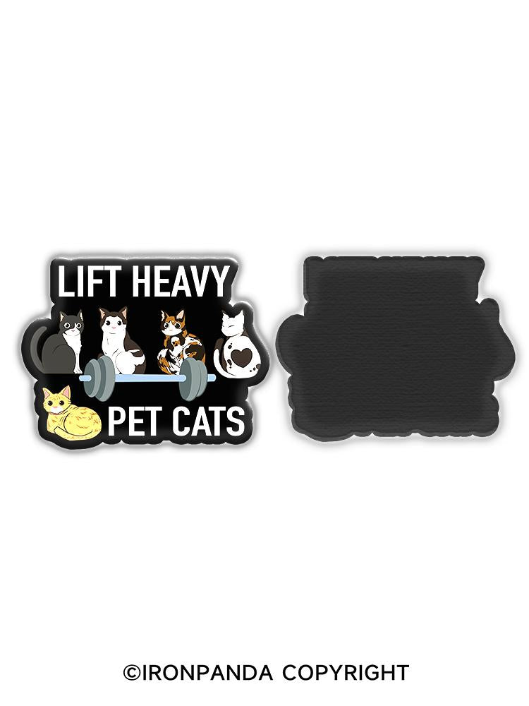 IronPanda LIFT HEAVY PET CATS Fridge Magnet