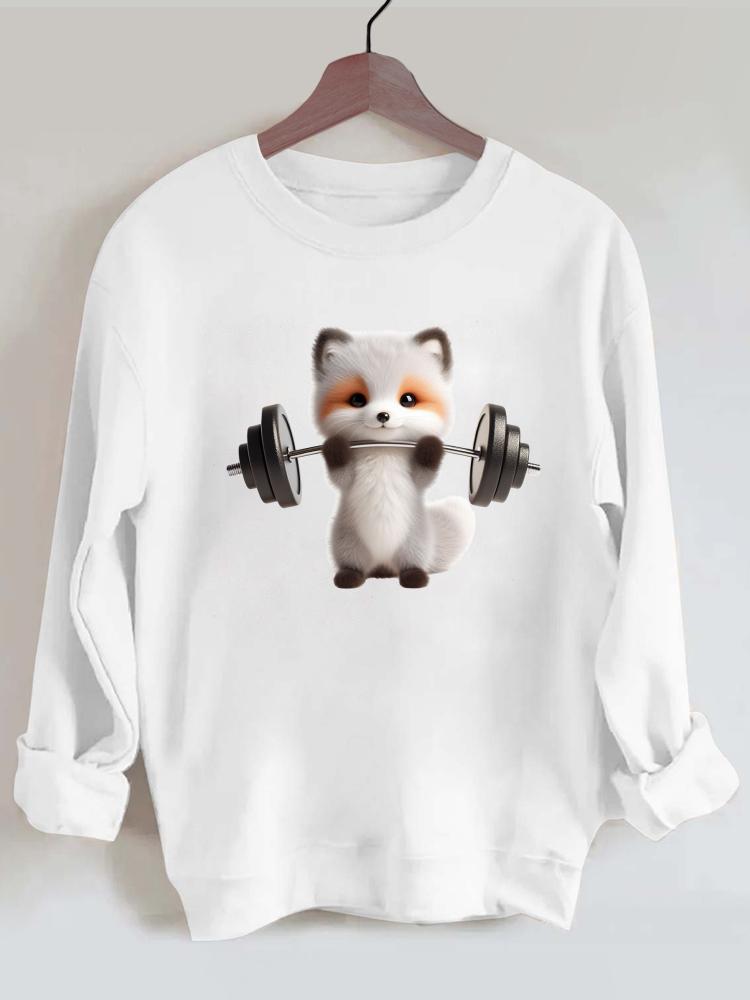 Ironpanda Lift Heavy Fox Gym Sweatshirt
