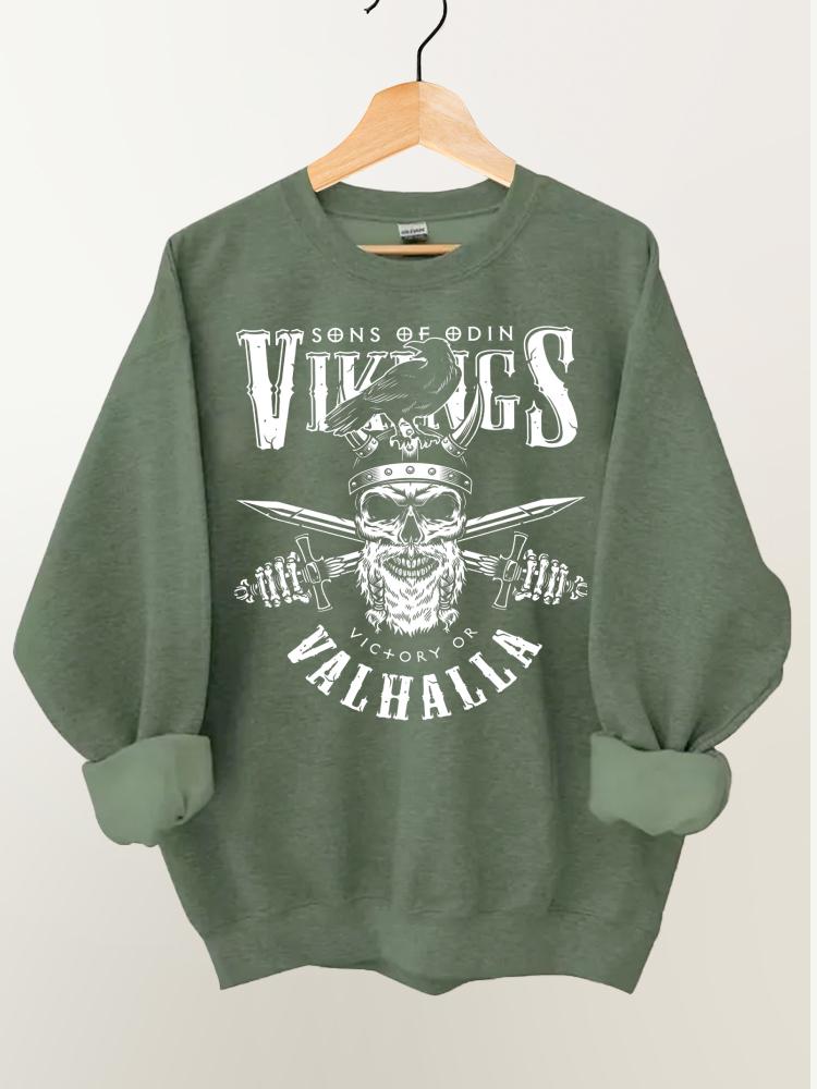 Vikings Valhalla Vintage Gym Sweatshirt
