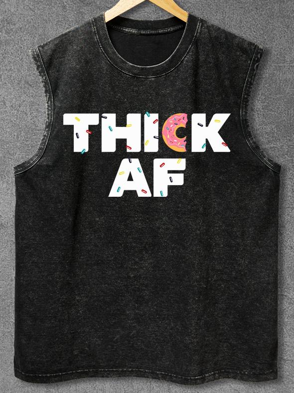 THICK AF Washed Gym Tank