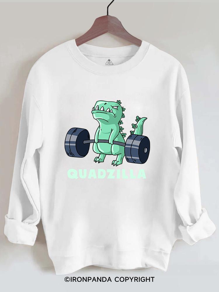 Quadzilla fitness muscle monster Gym Sweatshirt