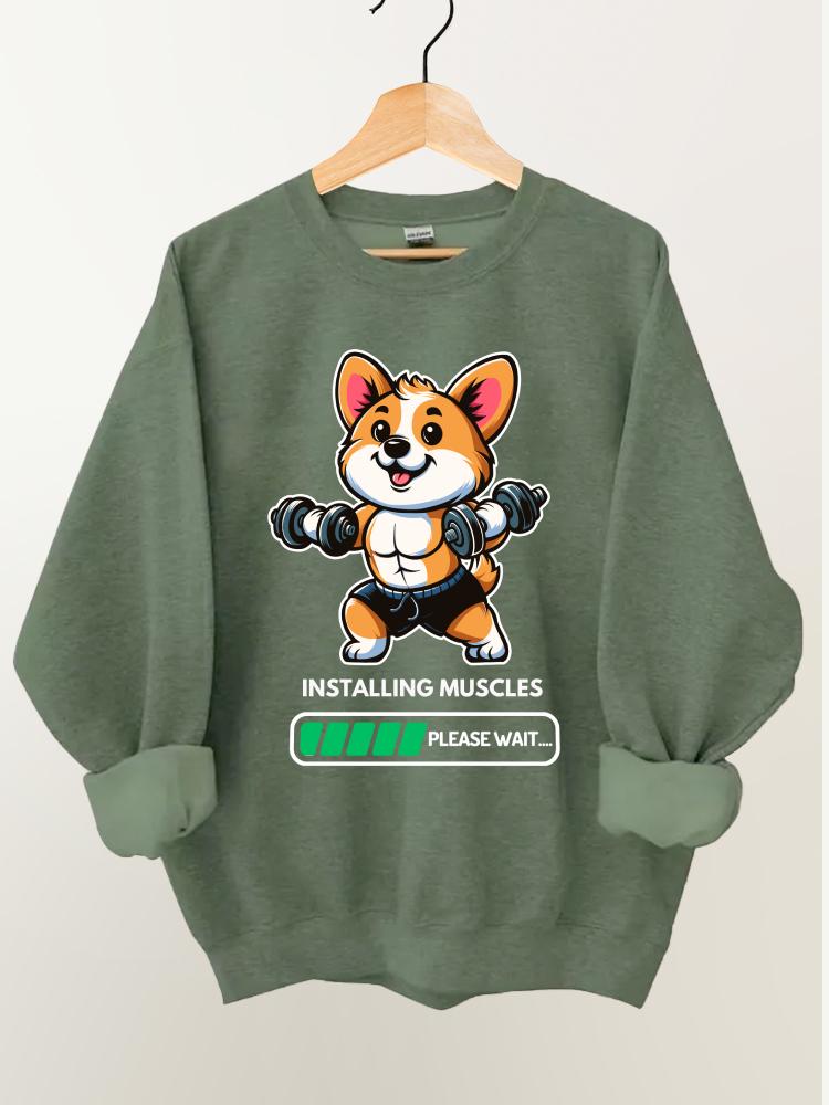 Lift Heavy Pet Dogs Gym Sweatshirt