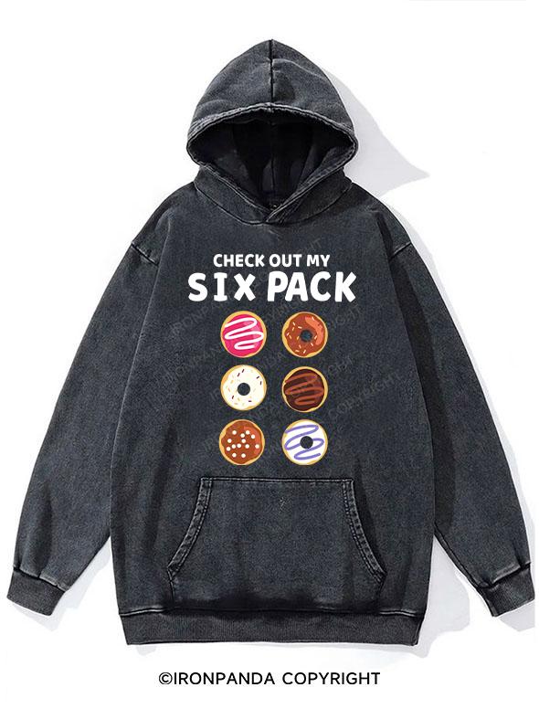 Check Out  My Six Pack Washed Gym Hoodie
