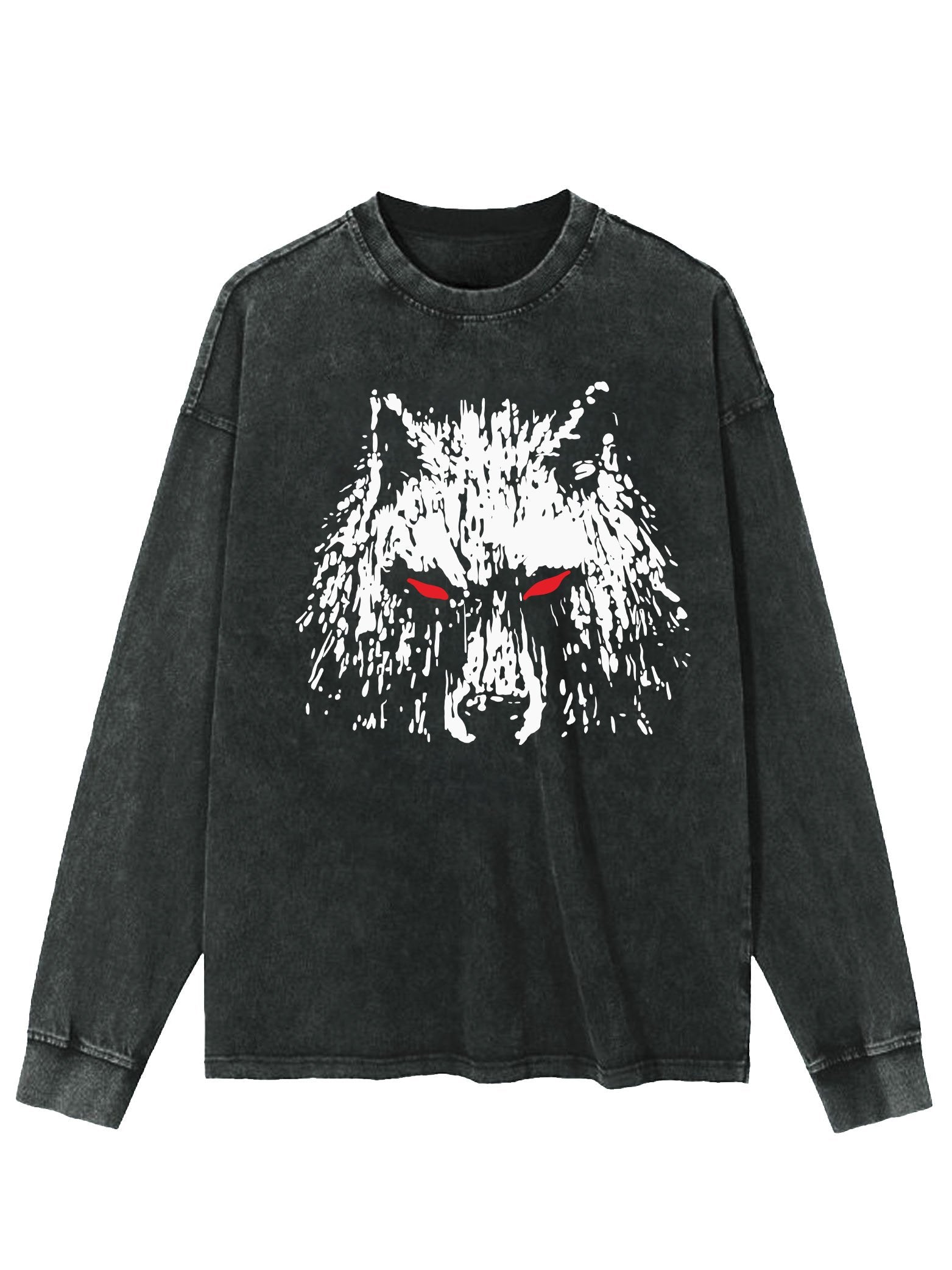 WOLF WASHED LONG SLEEVE SHIRT