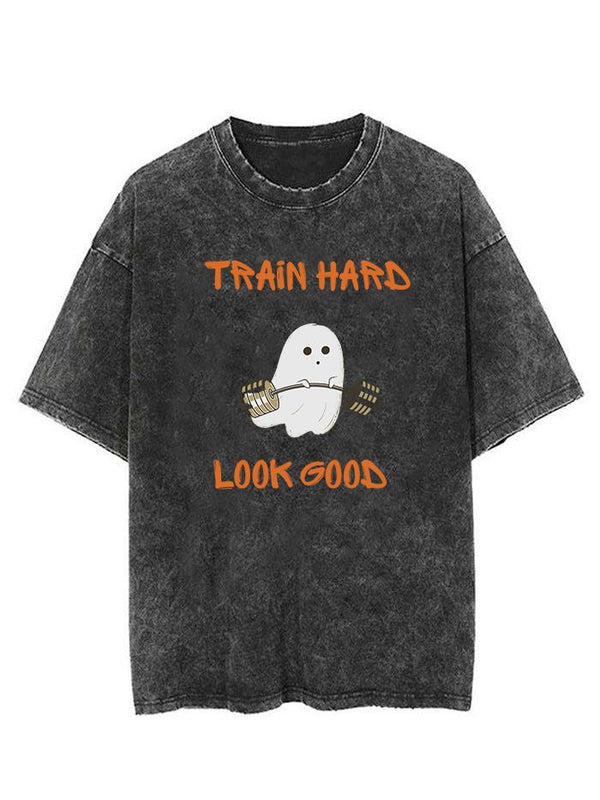 Train Hard Look Good Vintage Gym Shirt