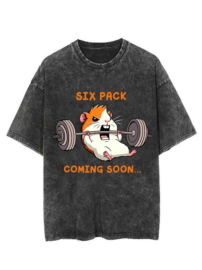 six pack coming soon Vintage Gym Shirt