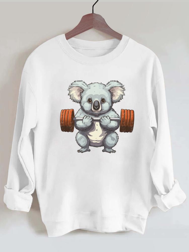 Weightlifting Koala Gym Sweatshirt