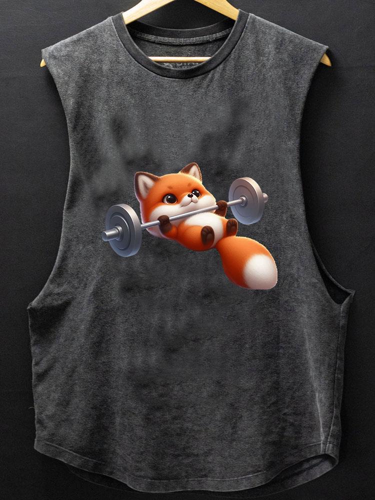 bench press fox BOTTOM COTTON TANK