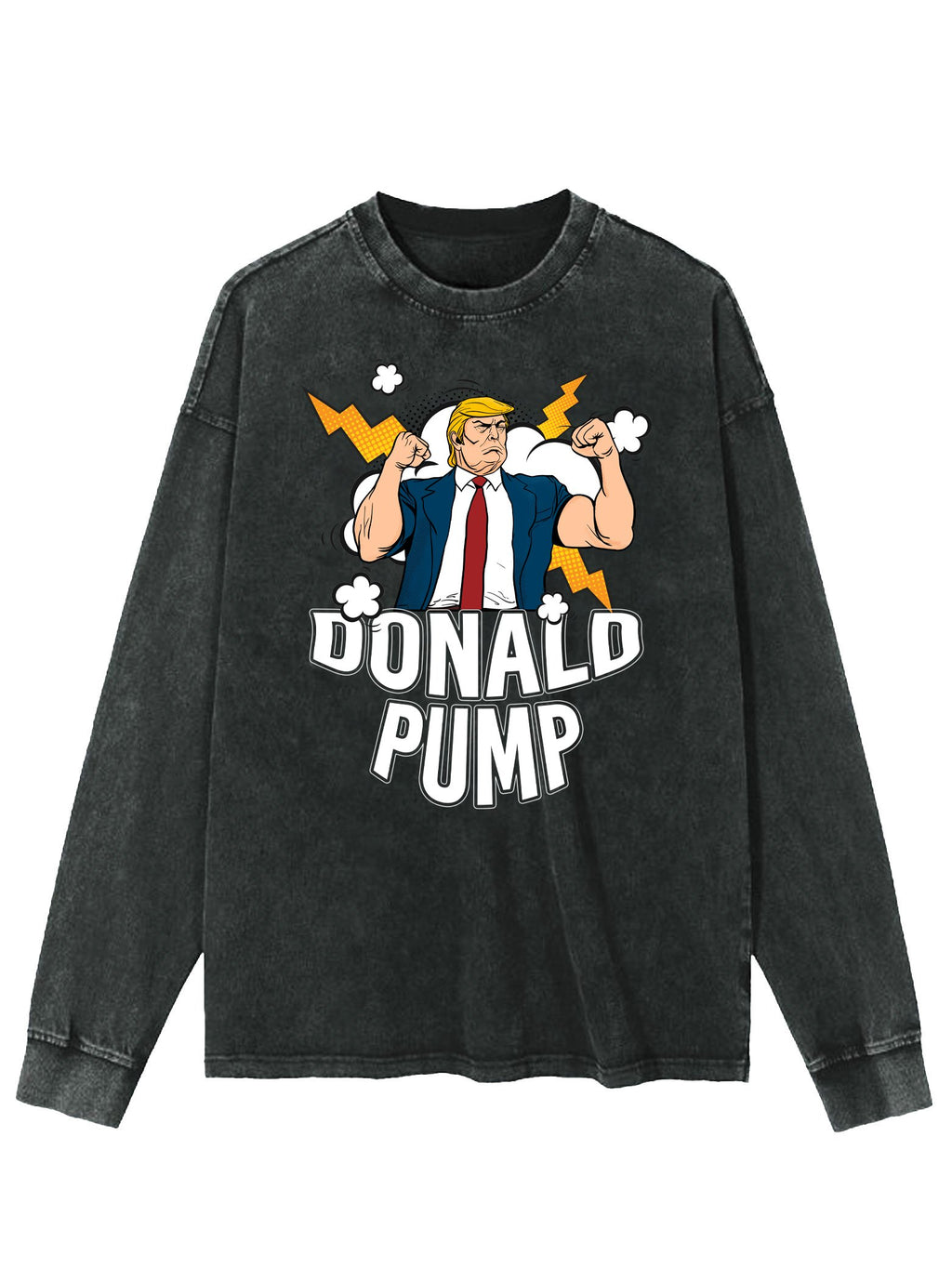 DONALD PUMP WASHED LONG SLEEVE SHIRT