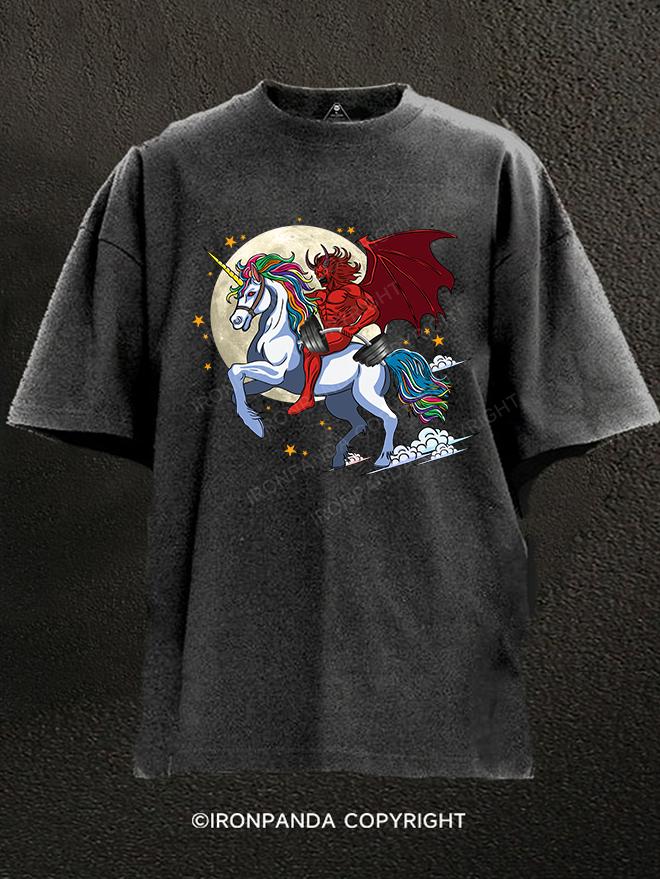 Devil Barbell Washed Gym Shirt