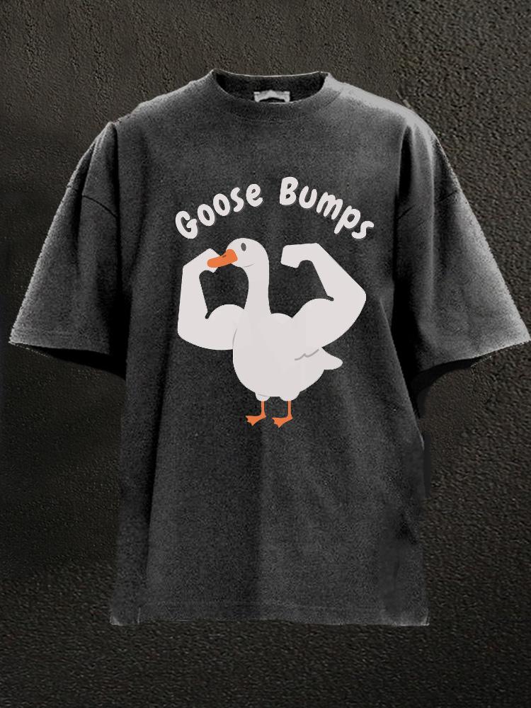 Goose bumps Washed Gym Shirt