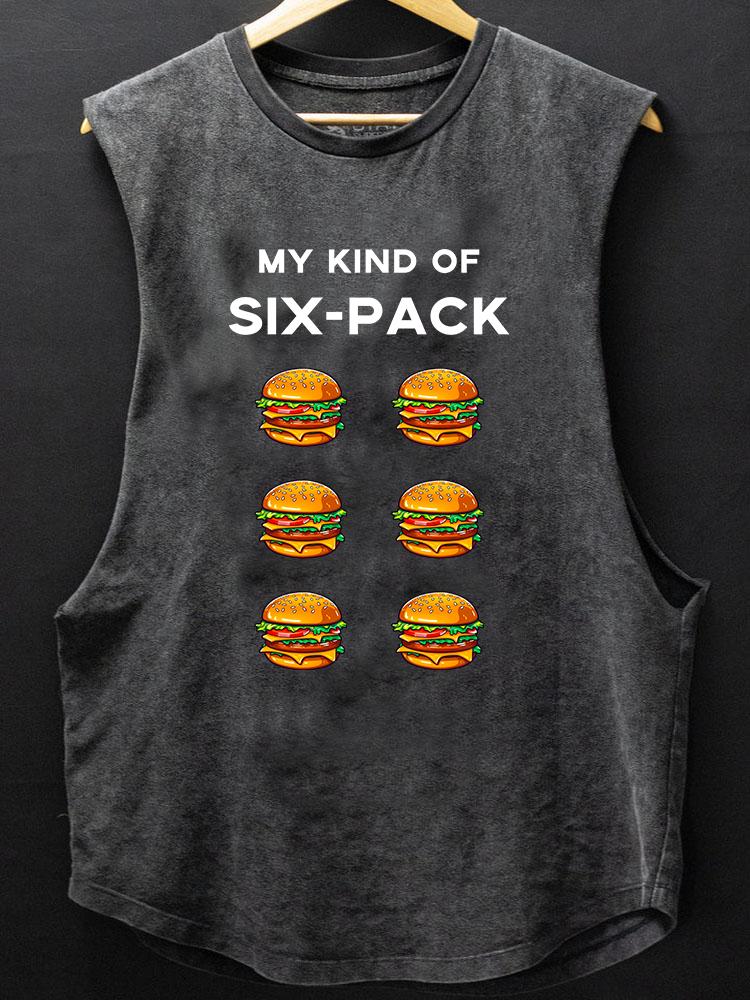 My kind of six-pack SCOOP BOTTOM COTTON TANK