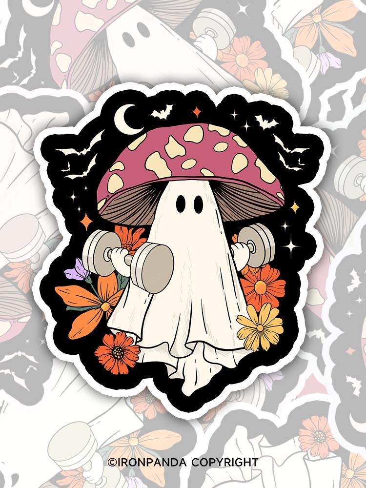 IronPanda Weightlifting ghost Sticker