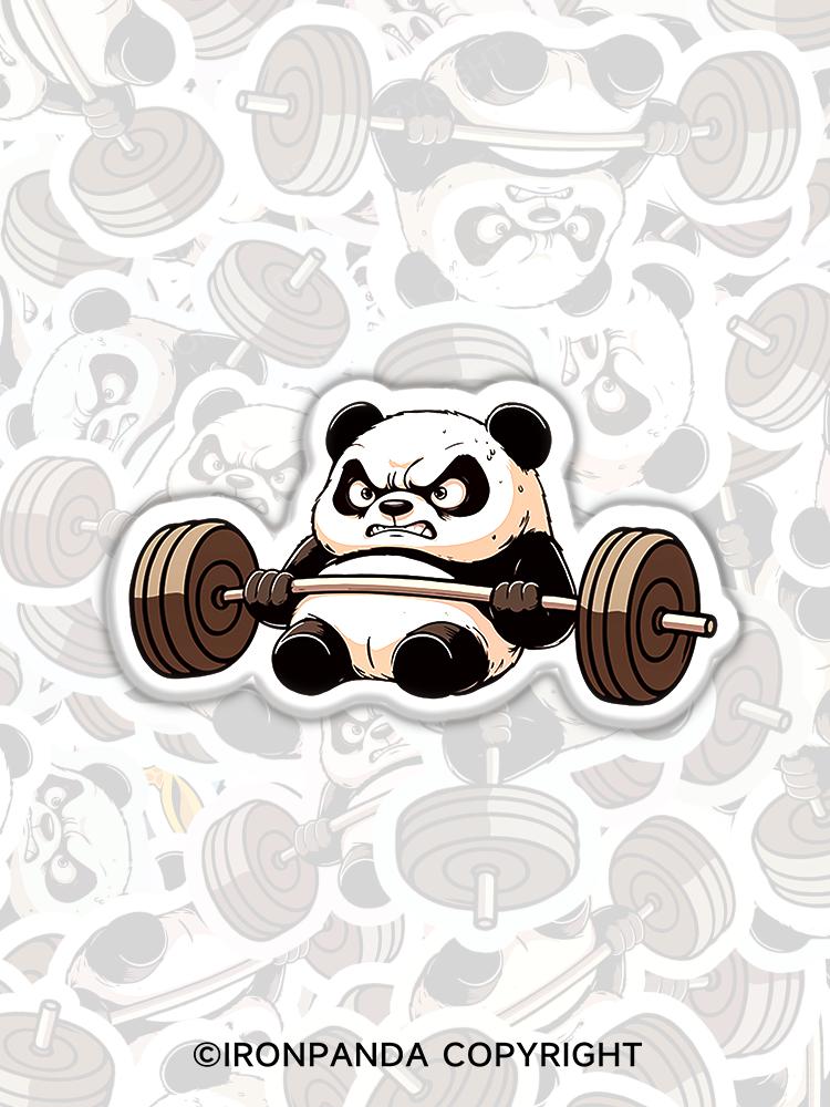 IronPanda muscles in progress Fridge Magnet
