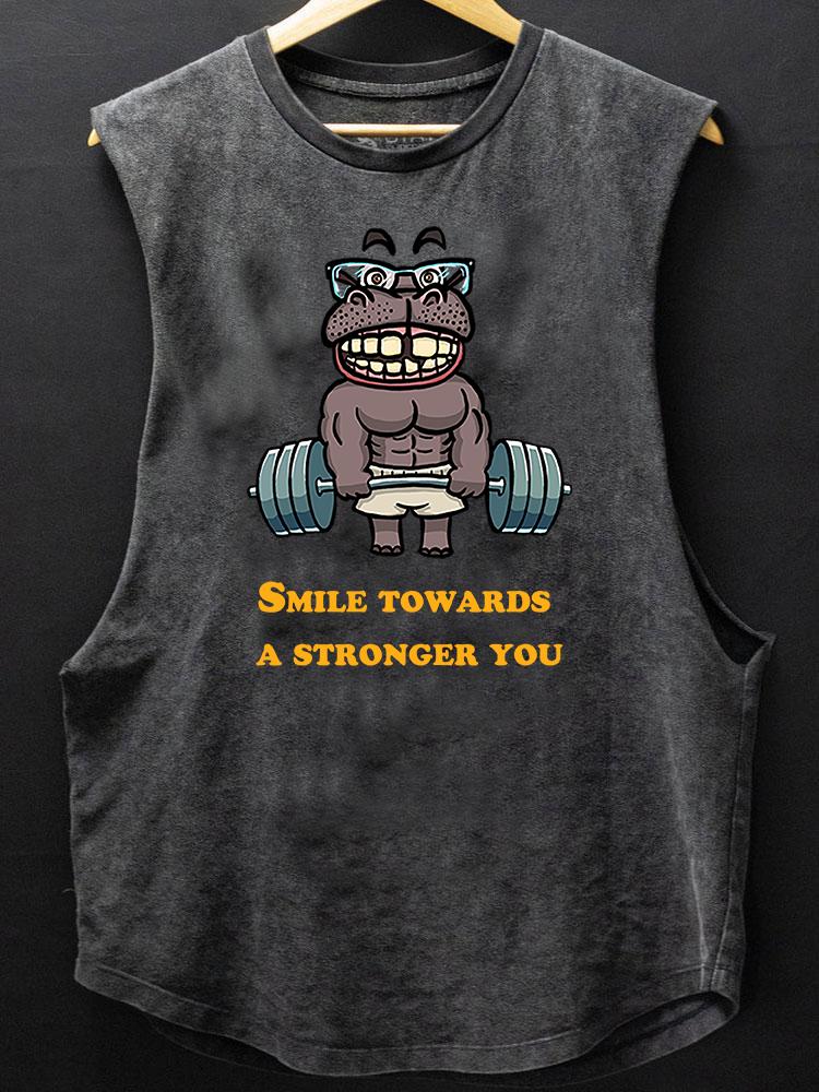 SMILE TOWARDS A STRONGER YOU BOTTOM COTTON TANK