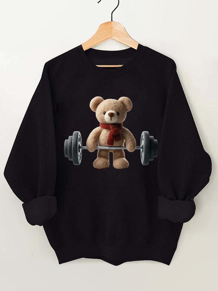 Weightlifting Toy Bear Gym Sweatshirt