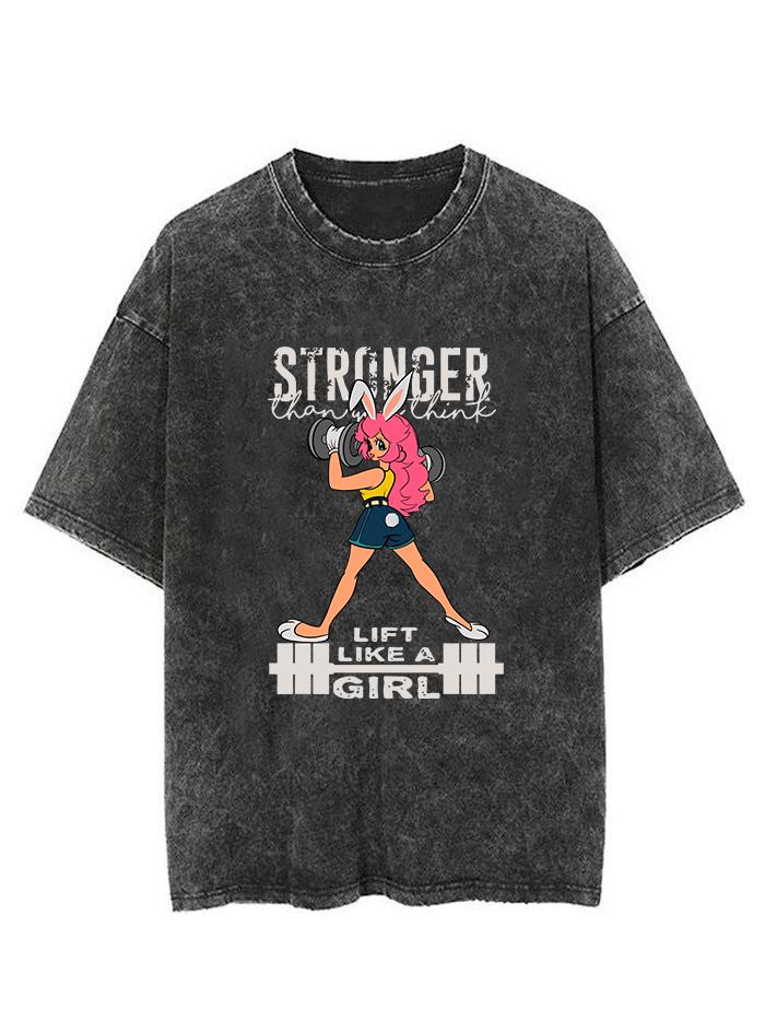 weightlifting bunny girl Vintage Gym Shirt