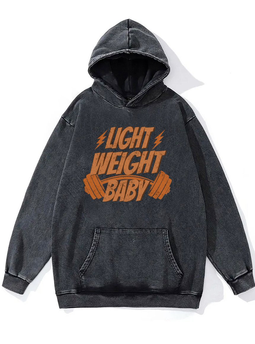 LIGHT WEIGHT BABY Washed Gym Hoodie