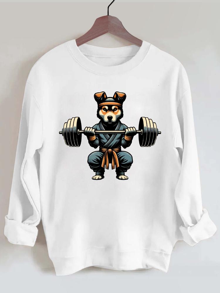 Lift Heavy Dog Gym Sweatshirt