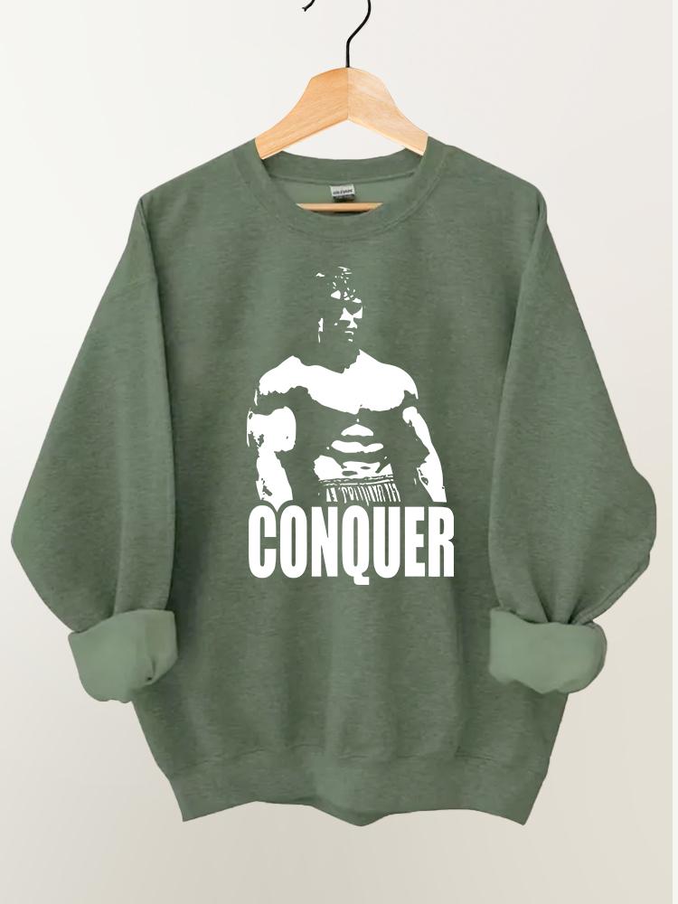Conquer Vintage Gym Sweatshirt