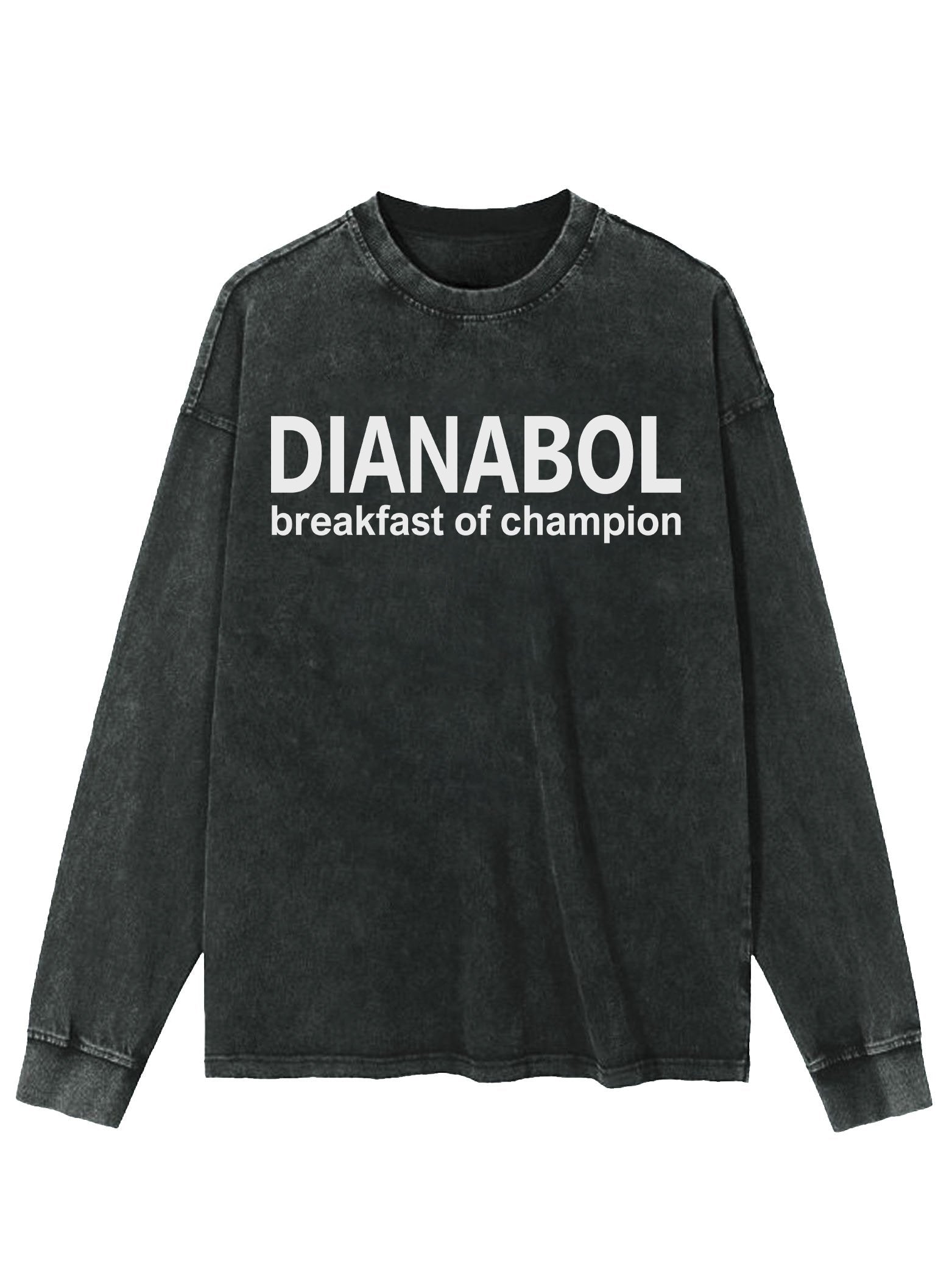 DIANABOL BREAKFAST OF CHAMPION WASHED LONG SLEEVE SHIRT