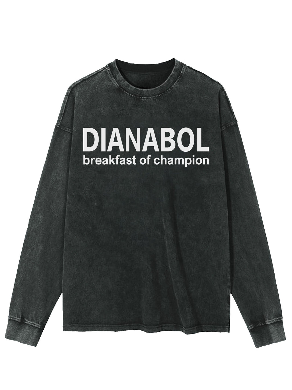 DIANABOL BREAKFAST OF CHAMPION WASHED LONG SLEEVE SHIRT