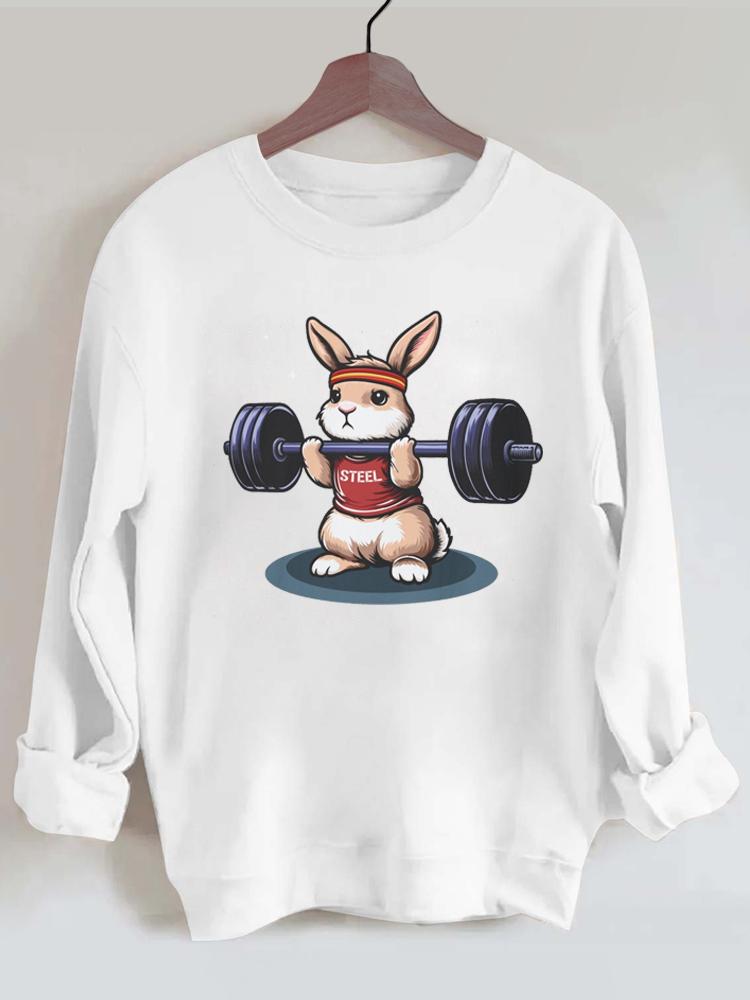 Lifting Rabbit Gym Sweatshirt