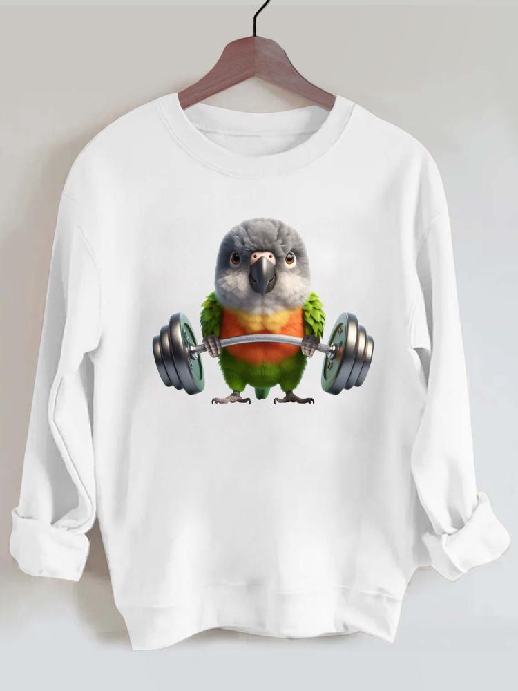 Ironpanda Lift Heavy Myna Bird Gym Sweatshirt