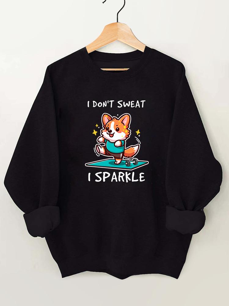 I Sparkle Gym Sweatshirt