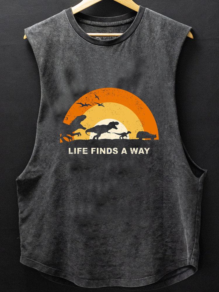 FINDS A WAY SCOOP BOTTOM COTTON TANK