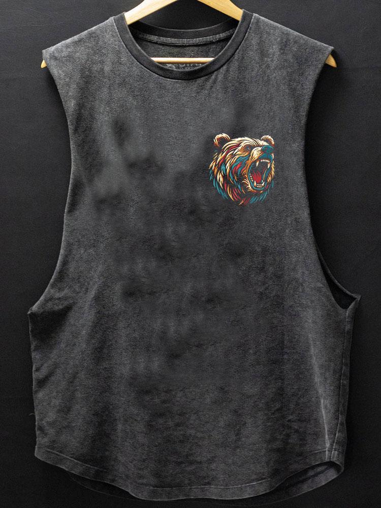 BEAR HEAD BOTTOM COTTON TANK
