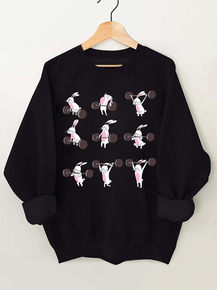 Ironpanda Lift Heavy Rabbit Gym Sweatshirt