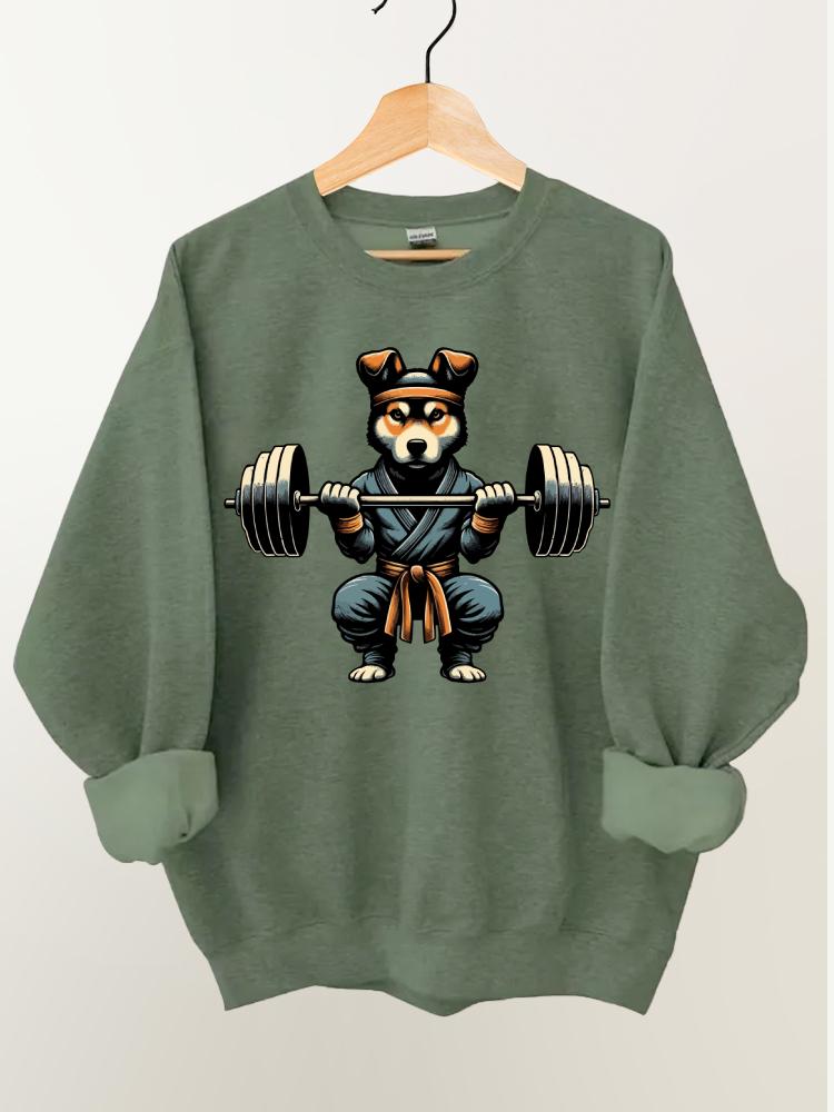 Lift Heavy Dog Gym Sweatshirt
