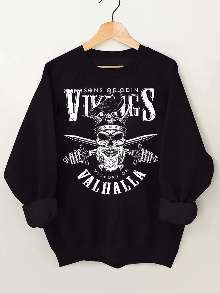 Vikings Valhalla Vintage Gym Sweatshirt