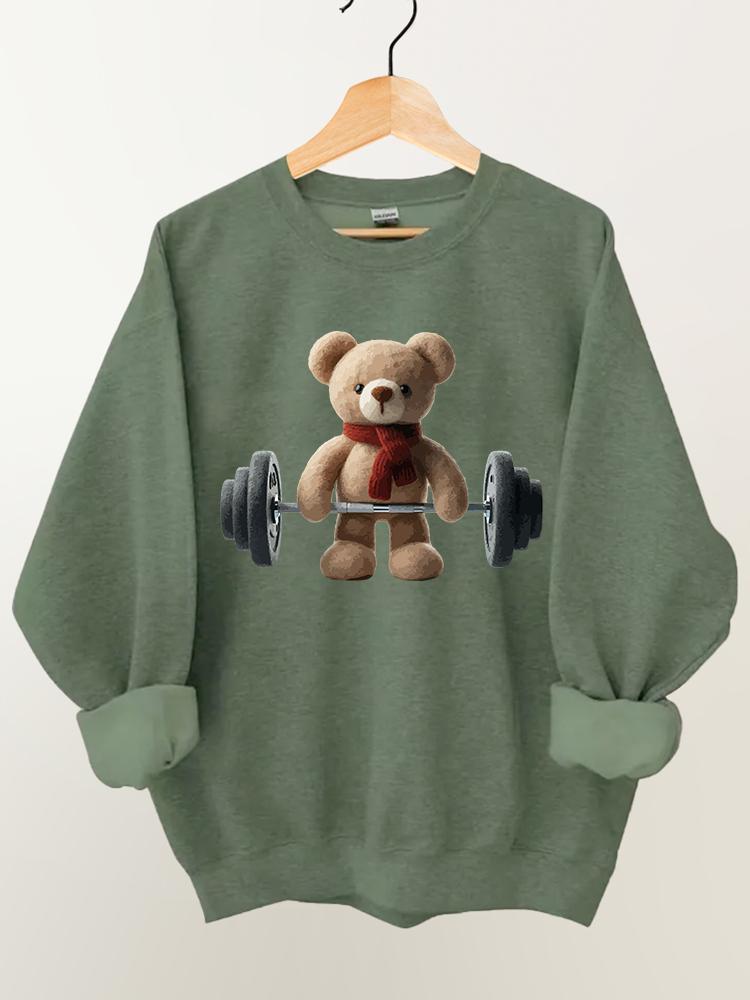 Weightlifting Toy Bear Gym Sweatshirt