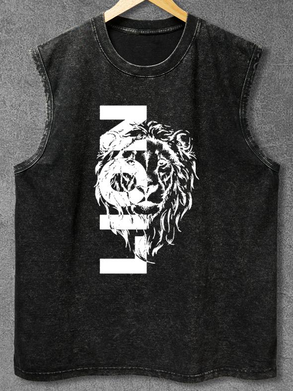 LION Washed Gym Tank