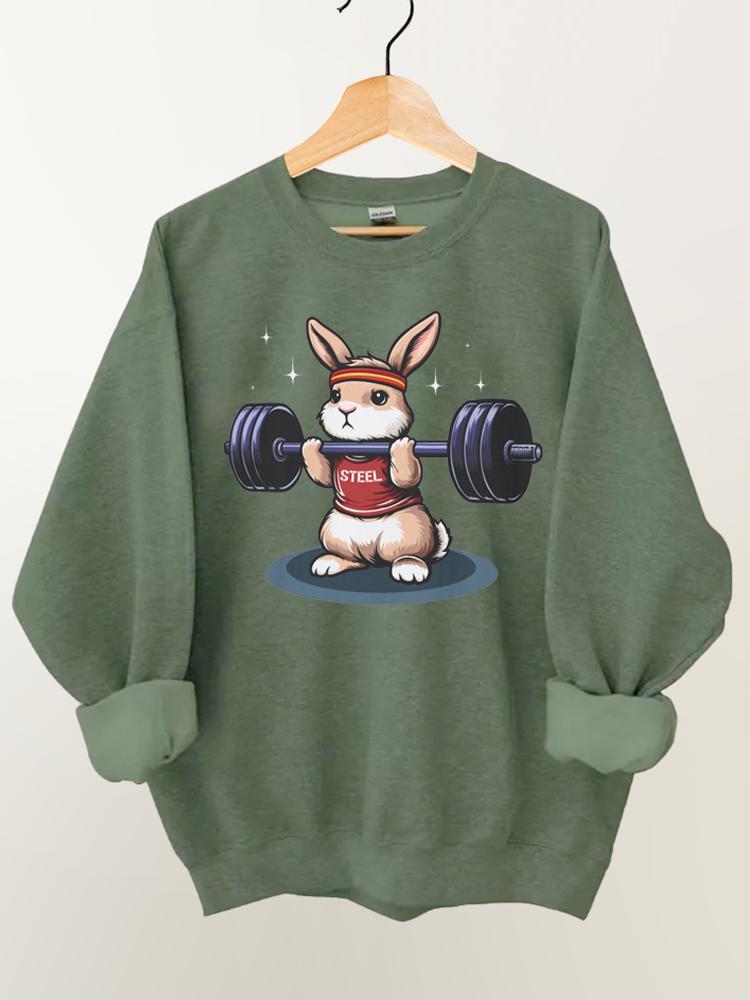Lifting Rabbit Gym Sweatshirt