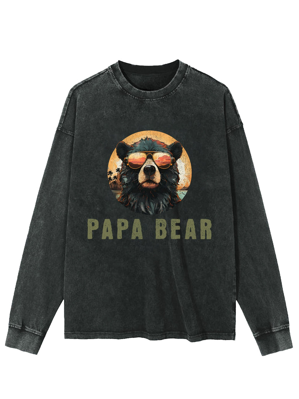 PAPA BEAR WASHED LONG SLEEVE SHIRT