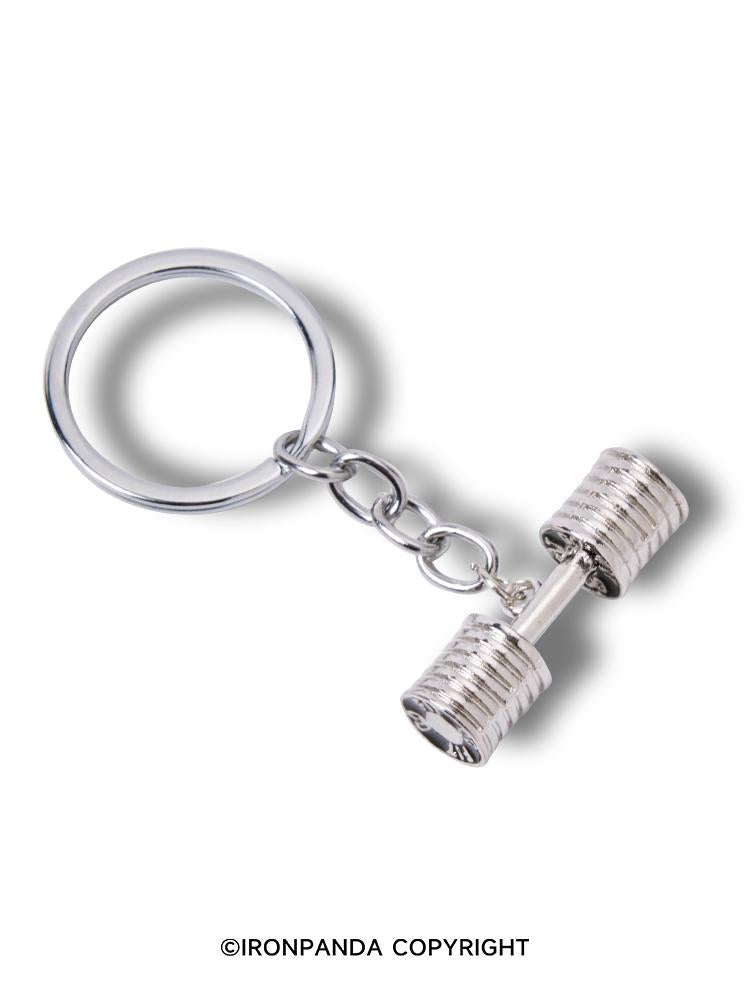 IronPanda dumbbell Keychain