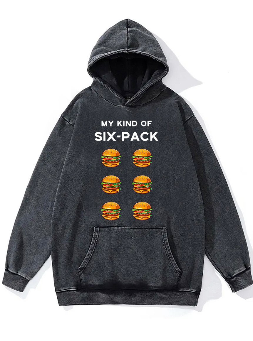 MY KIND OF SIX-PACK Washed Gym Hoodie