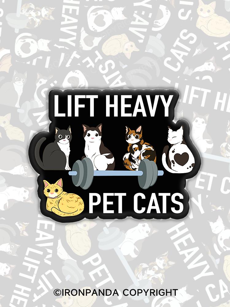 IronPanda LIFT HEAVY PET CATS Fridge Magnet