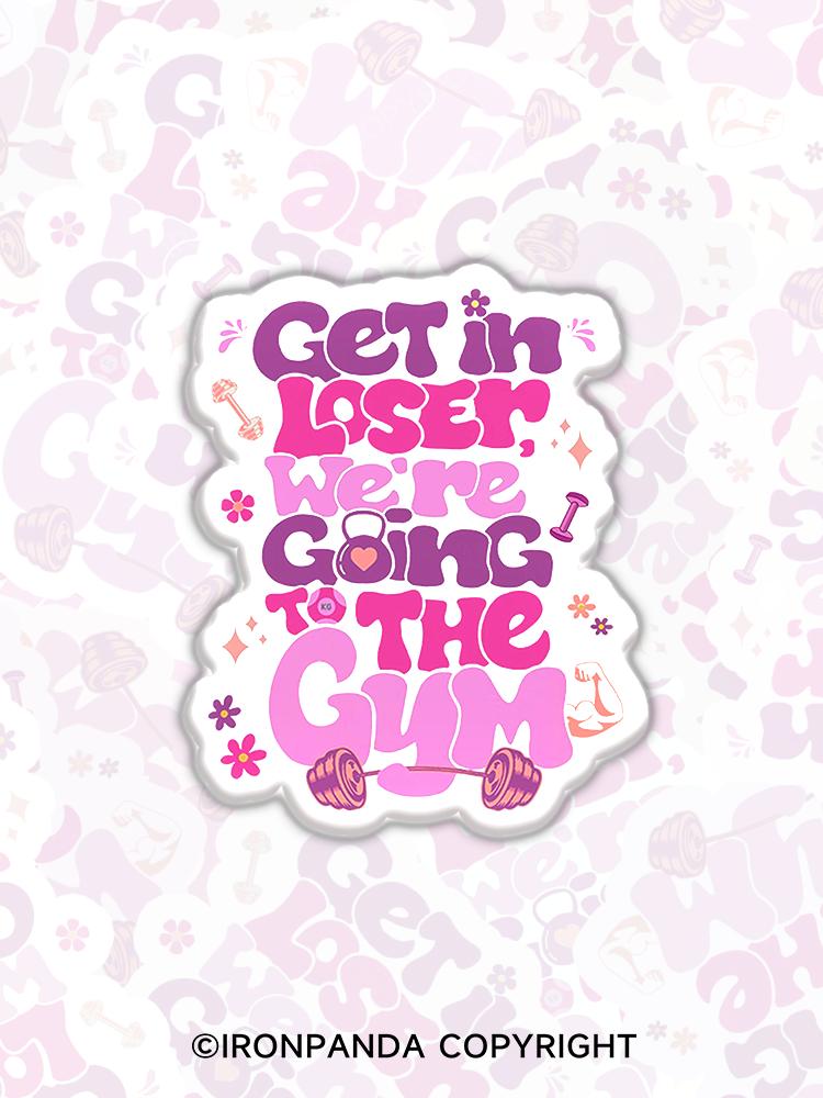 IronPanda We're Going to Gym Fridge Magnet